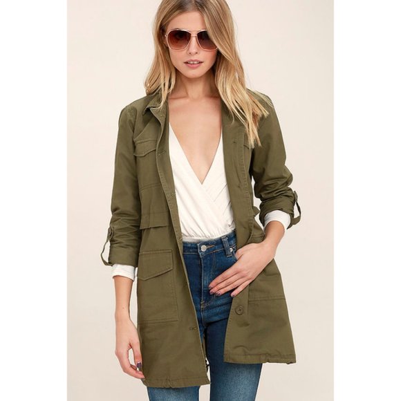 Jack by BB Dakota Jackets & Blazers - Jack by BB Dakota Antigone Olive Green Jacket